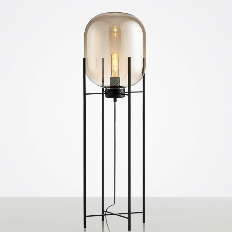 Glass Floor Lamp 