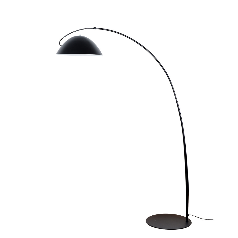 Black Metal Standing Floor Lamp  